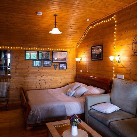 Cherry Cabin - Little Log Cabin In Wales Bettws Cedewain ภายนอก รูปภาพ