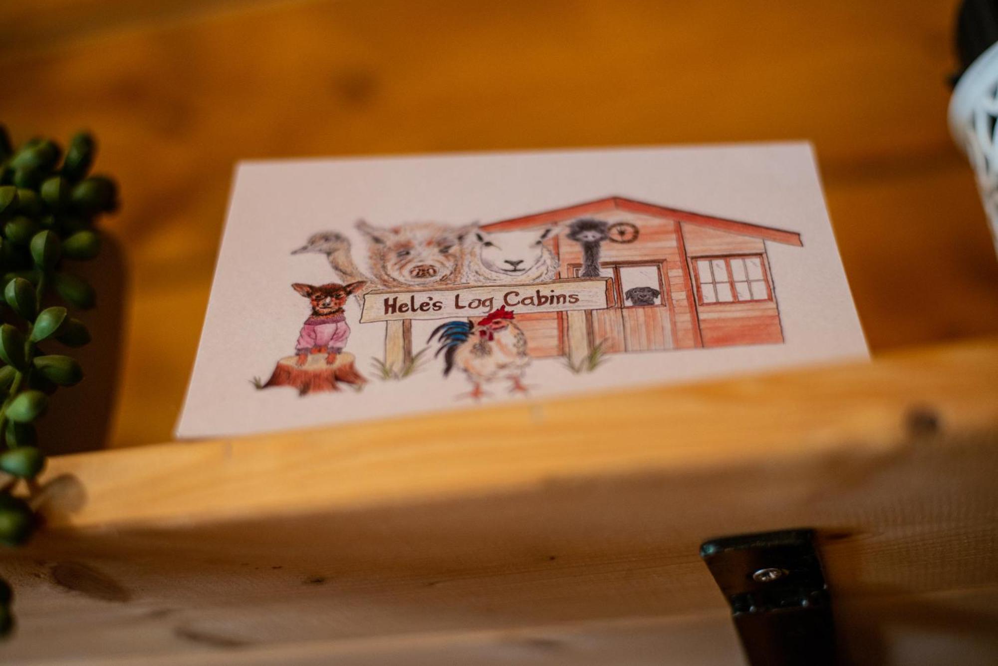 Cherry Cabin - Little Log Cabin In Wales Bettws Cedewain ภายนอก รูปภาพ
