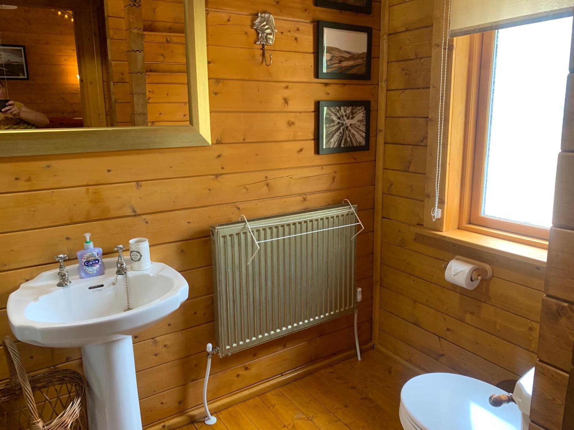Cherry Cabin - Little Log Cabin In Wales Bettws Cedewain ภายนอก รูปภาพ